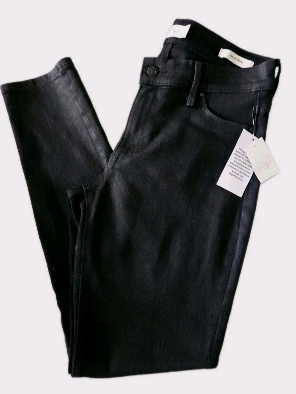 NWT Jessica Simpson Kiss Me Skinny Black Stretch Jeans Size 4/27